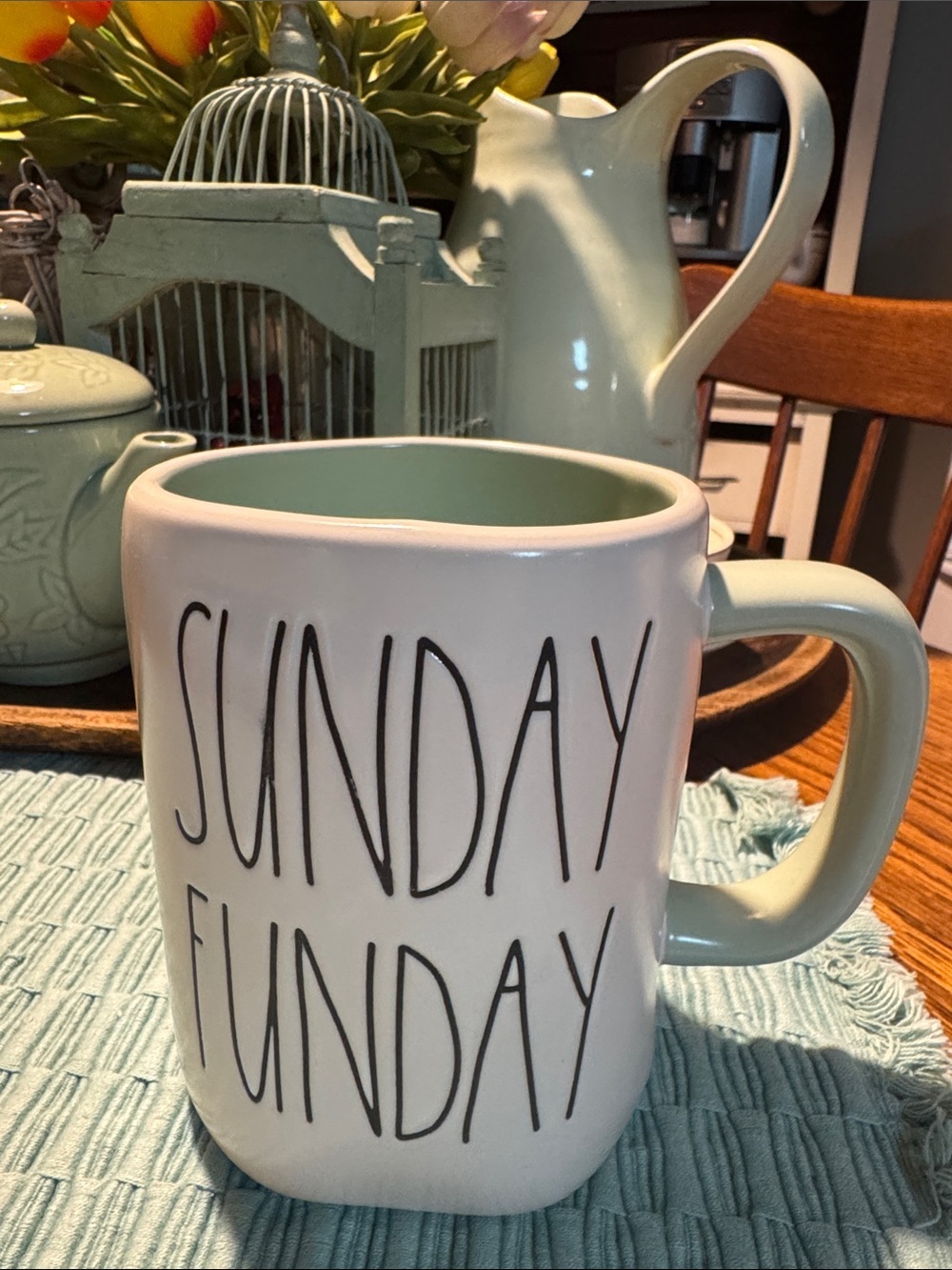 Rae Dunn “Sunday Funday” Mug